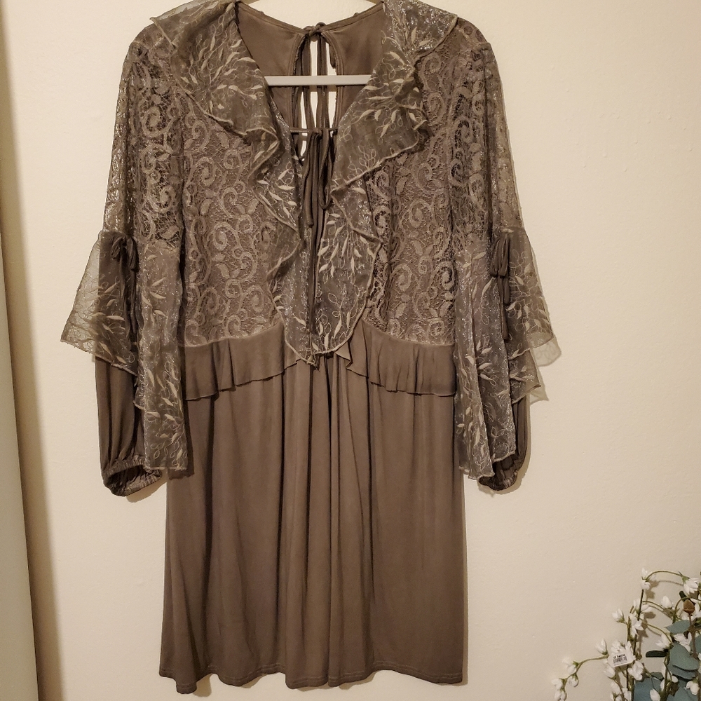 POL Boho Lace Dress